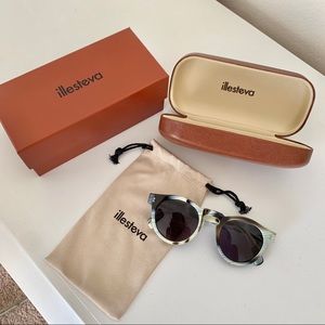 Illesteva Leonard Tortoise Sunglasses NWOT